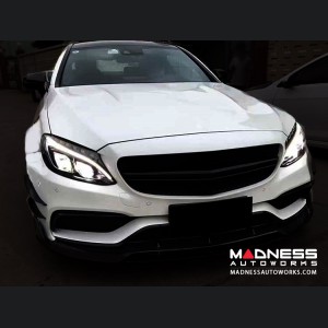 Mercedes-Benz W205 C63 Front Bumper Lip - Carbon Fiber